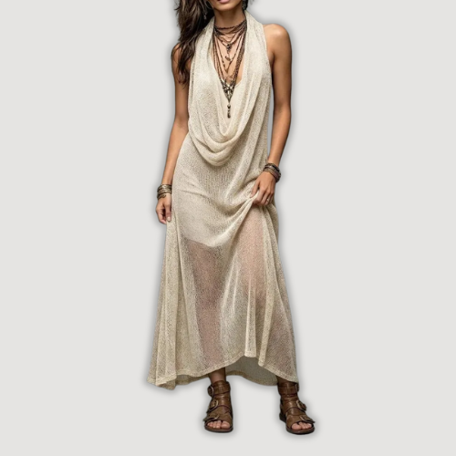 Nerina™ — Vestido Maxi Boémio Elegante