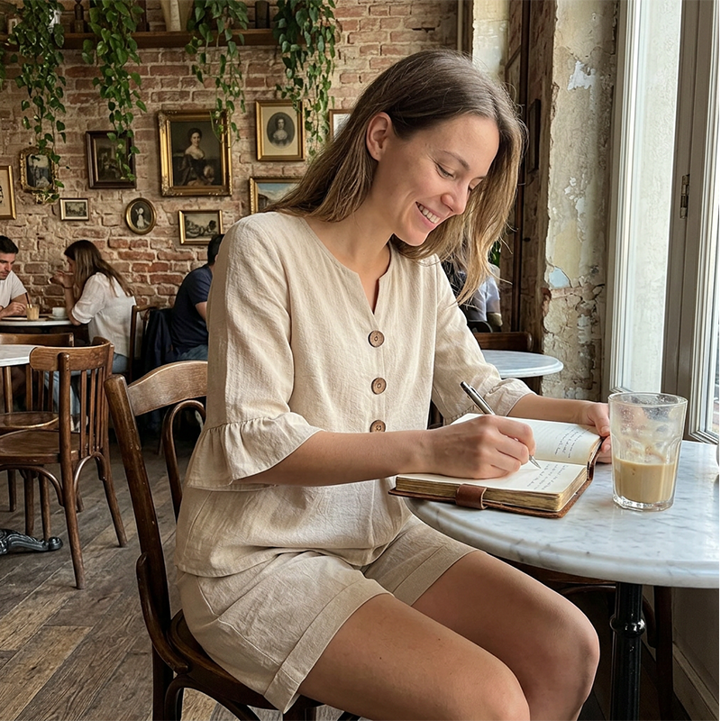 Amalfi™ — Conjunto Elegante de Verão