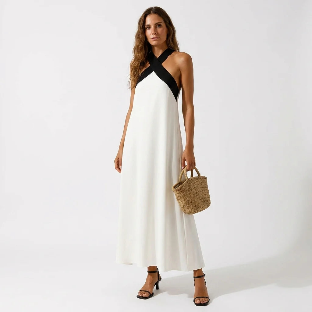 Sienna™ - Vestido com decote cruzado